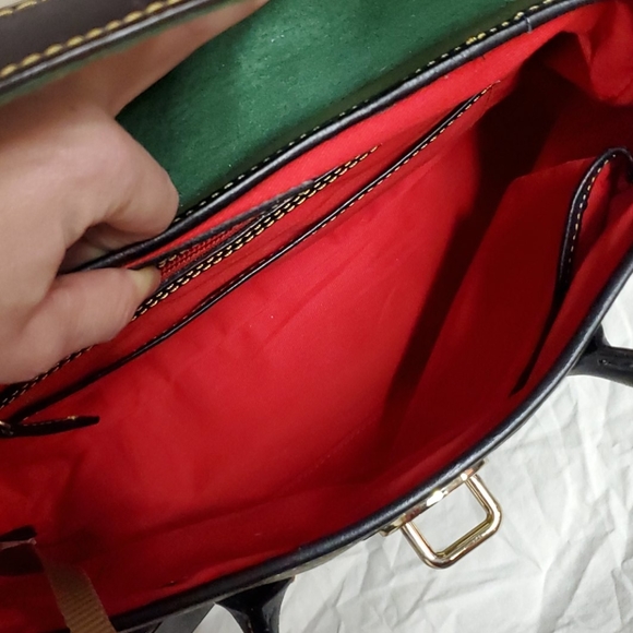 Dooney & Bourke tri-color Eliza Satchel - Picture 6 of 15